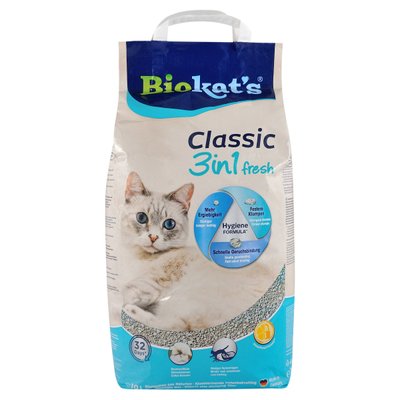 Наповнювач для котячого туалету Biokats Classic Fior di Cotton (Fresh Cotton) 3in1, 10 кг 1111147022 фото