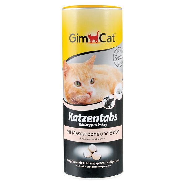 GimCat Katzentabs з маскарпоне і біотином для котів, 710 таблеток, 425 г 1111133360 фото