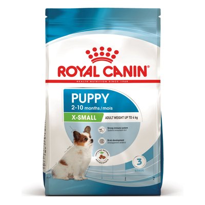 Сухий корм для собак Royal Canin X-Small Puppy дрібних порід вагою до 4 кг до 10 місяців 500 г 10020051 фото