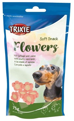 Trixie Flowers вітваміни з ягням та куркою для собак, 75 г 1111121023 фото