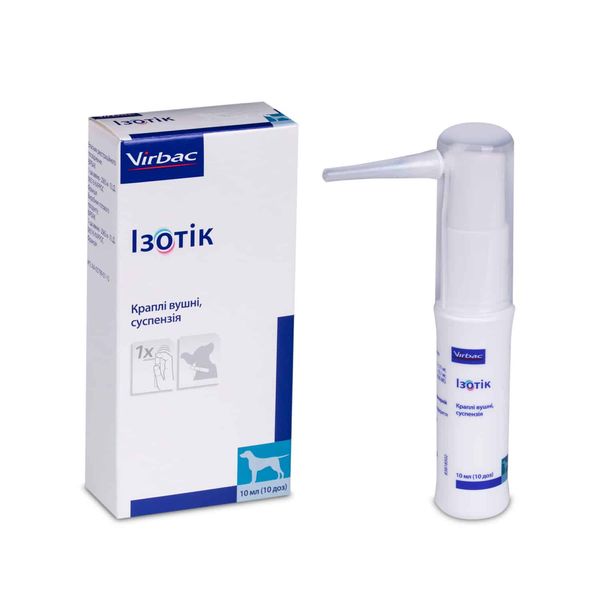 Virbac Easotic (Ізотик) Краплі для лікування отиту у собак,10 мл VIT00049 фото