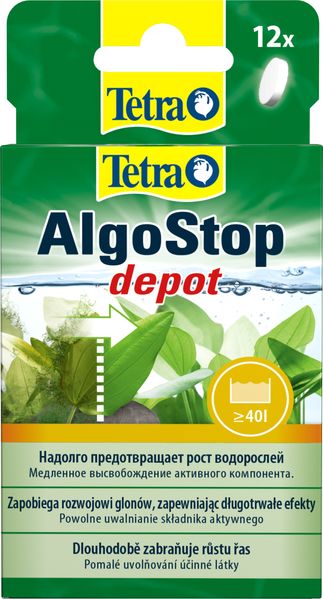 Засіб проти водоростей Tetra «AlgoStop depot» 12 таблеток (на 240 л води) 1111115656 фото