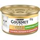 Вологий корм GOURMET Gold (Гурме Голд) для дорослих котів шматочки у паштеті з качкою, морквою та шпинатом 24 шт х 85 г 7613033728778 фото 1