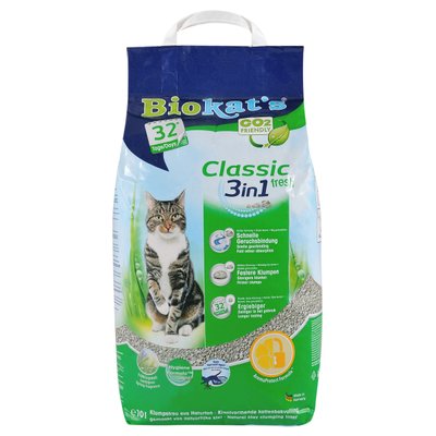 Наповнювач для котячого туалету Biokats Classic Fresh 3in1, 10 л 1111134392 фото