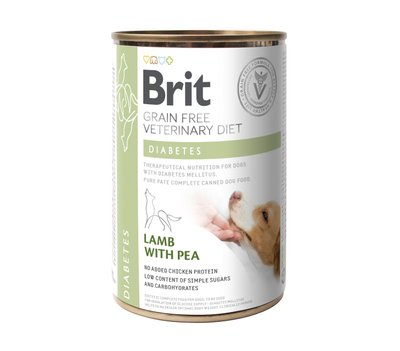 Brit VetDiets Dog Diabetes консерви при цукровому діабеті, 400 г 1111166667 фото