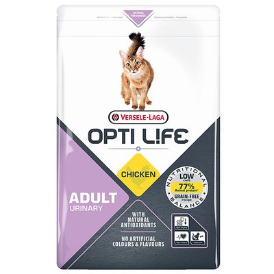 Opti Life Urinary ОПТІ ЛАЙФ УРІНАРІ беззерновий сухий суперпреміум корм для котів, схильних до сечокам’яної хвороби , 1 кг 413166 фото