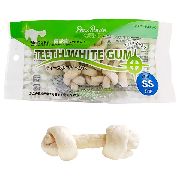 Petz Route Teeth White Gum ПЕТС РУТ КІСТКА ДЛЯ ЧИЩЕННЯ ЗУБІВ жувальні ласощі для собак 60402 фото