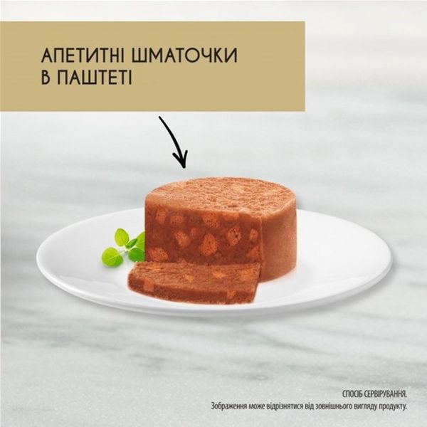 Вологий корм GOURMET Gold (Гурме Голд) для дорослих котів шматочки у паштеті з кроликом 24 шт х 85 г 7613033706271 фото