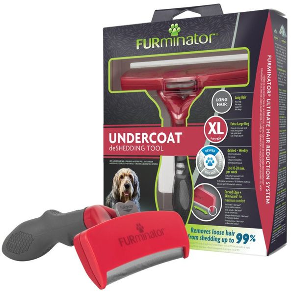 Фурмінатор FURminator Long Hair для собак з довгою шерстю, розмір XL 1111156129 фото