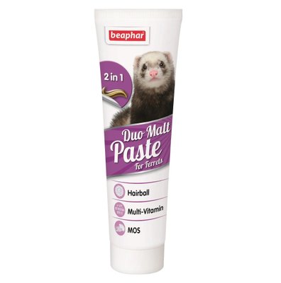 Beaphar Duo Malt Paste for Ferrets подвійна мальт-паста для тхорів, 100 г BAR10280 фото