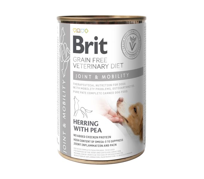 Brit VetDiets Dog Joint and Mobility консерви для суглобів собак, 400 г 1111166668 фото