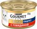 Вологий корм GOURMET Gold (Гурме Голд) для дорослих котів паштет з яловичиною 24 шт х 85 г 7613034190314 фото 1