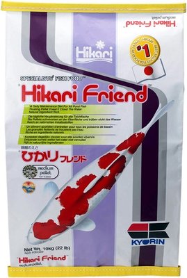 Hikari Friend Medium (середня гранула), економічний базовий корм для всіх видів ставкових риб, 10 кг 4971618393890 фото