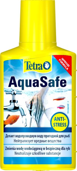 Засіб Tetra «Aqua Safe» для підготовки води в акваріумі 50 мл (на 100 л води) 1111123360 фото