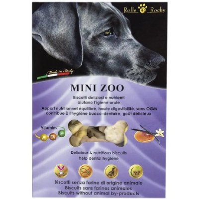 Печиво для собак «Mini zoo mix » зі смаком ванілі та карамелі, 300 гр 581494 фото