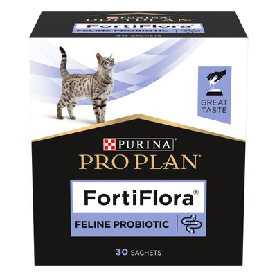 Пробіотик PRO PLAN FortiFlora (Про План ФортіФлора) для дорослих котів та кошенят для здорового травлення та зміцнення імунітету 30 саше по 1 г 8445290040794 фото