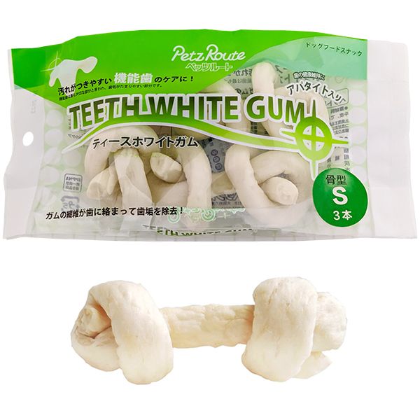 Petz Route Teeth White Gum ПЕТС РУТ КІСТКА ДЛЯ ЧИЩЕННЯ ЗУБІВ жувальні ласощі для собак 60403 фото