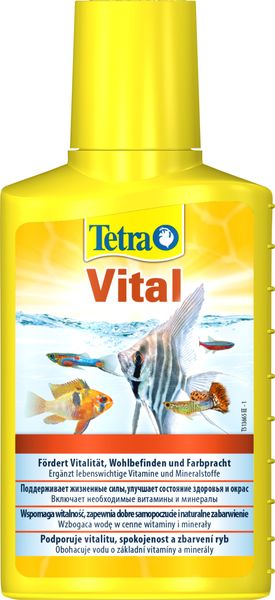 Tetra «Vital» вітамінізований засіб для акваріумної води 100 мл (на 200 л води) 8190 фото