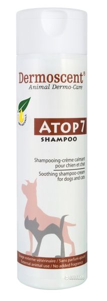 Dermoscent (Дермосент) ATOP 7® Shamp for dogs and cats - заспок., подразнен., суха шкіра, атопія (200мл) 3760098110469 фото