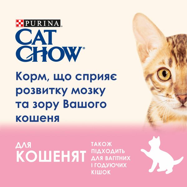 Сухий корм CAT CHOW (Кет Чау) Kitten для кошенят з куркою 15 кг 5997204514028 фото