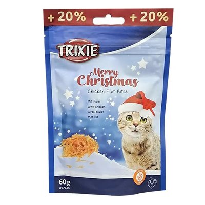 Ласощі для котів Trixie Різдвяні 60 г - курка 4011905927404 фото