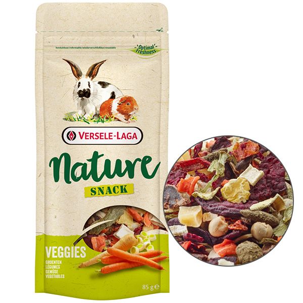 Versele-Laga (Версель-Лага) Nature Snack Veggies ВЕРСЕЛЕ-ЛАГА НАТЮР СНЕК ОВОЧІ додатковий корм ласощі, 0.085 кг 614334 фото