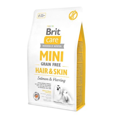 Brit Care GF Mini Hair and Skin для шкіри, шерсті у собак малих порід 2 кг 1111148824 фото