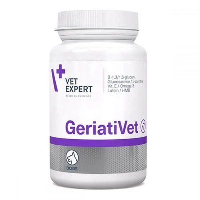 VetExpert GeriatiVet Dog (ГеріатіВетДог) Комплекс вітамінів та мінералів для собак зрілого віку(45 таб.) 58419 фото