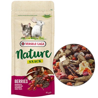 Versele-Laga (Версель-Лага) Nature Snack Berries ВЕРСЕЛЕ-ЛАГА НАТЮР СНЕК ЯГОДИ додатковий корм ласощі , 0.085 кг 614341 фото