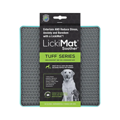 LickiMat DOG SOOTHER TUFF TURQUOISE / Килимок для повільного харчування LM9022TQ-DR фото