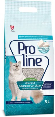 PROLINE (Пролайн) Marseille Soap бентонітовий наповнювач для котів з запахом мила 5л 8698995011471 фото