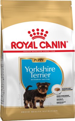 Сухий повнораційний корм для цуценят Royal Canin Yorkshire Terrier Puppy породи йоркширський тер'єр віком від 2 до 10 місяців 500 г 39720051 фото