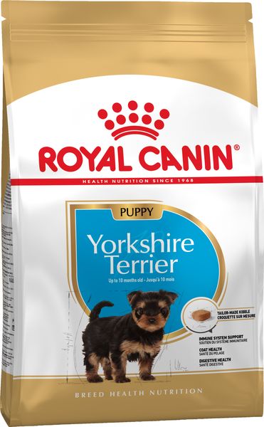 Сухий повнораційний корм для цуценят Royal Canin Yorkshire Terrier Puppy породи йоркширський тер'єр віком від 2 до 10 місяців 500 г 39720051 фото