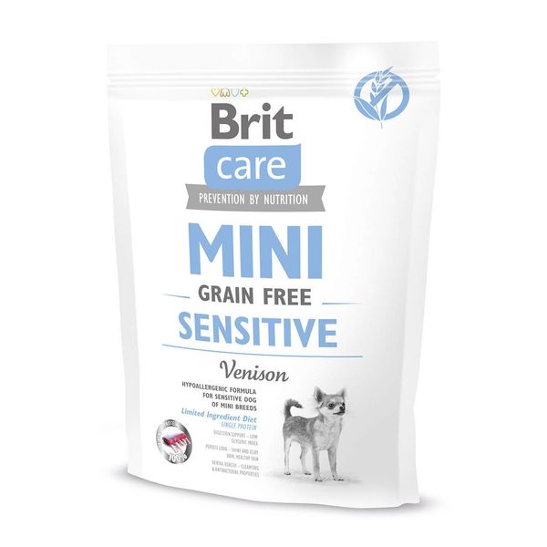 Brit Care GF Mini Sensitive для собак з чутливим травленням, 400 г 1111148819 фото