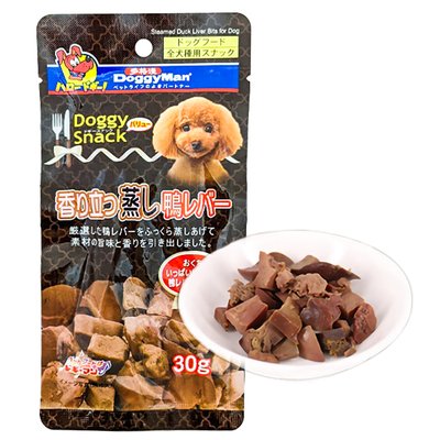 DoggyMan Steamed Duck Liver Bits ДОГГІМЕН КАЧИНА ПЕЧІНКА НА ПАРУ ласощі для собак Z0119 фото