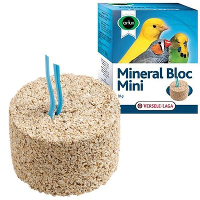 Versele-Laga Orlux Mineral Bloc Mini (Верселе-Лага Орлакс) мінеральний блок для дрібних птахів , 0.07 кг 207013 фото