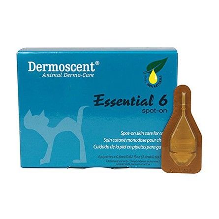 Dermoscent (Дермосент) Essential-6 spot-on д/кот - догляд за шкірою та шерстю (4піп.х0,6мл) 3760098110049 фото