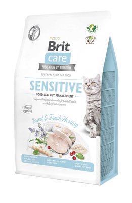 Brit Care Cat GF Insect з комахами та оселедцем для котів, 400г 1111167490 фото