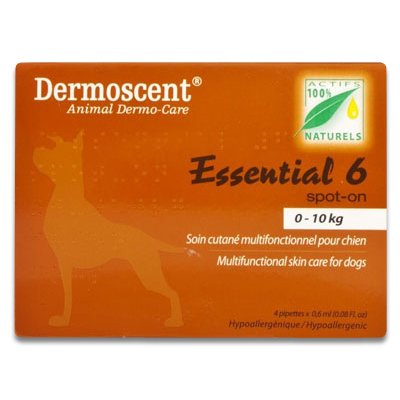 Dermoscent (Дермосент) Essential-6 spot-on д/соб 0-10кг - догляд за шкірою та шерстю (4піп.х0,6мл) 3760098110018 фото