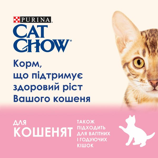 Вологий корм CAT CHOW (Кет Чау) Kitten для кошенят шматочки в желе з індичкою та цукіні 26 шт х 85 г 7613036595001 фото