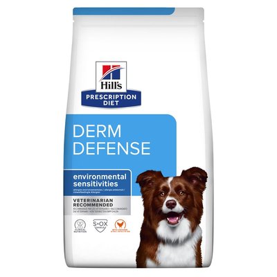 Hill’s (Хілс) Prescription Diet Derm Defense Сухий корм при атопічному дерматиті у собак, з куркою, 1,5 кг 606051 фото