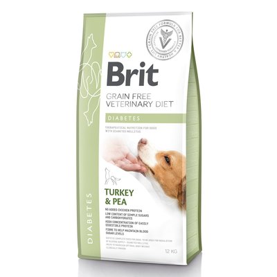 Brit VetDiets Dog Diabetes для собак з цукровим діабетом, 12 кг 1111151943 фото