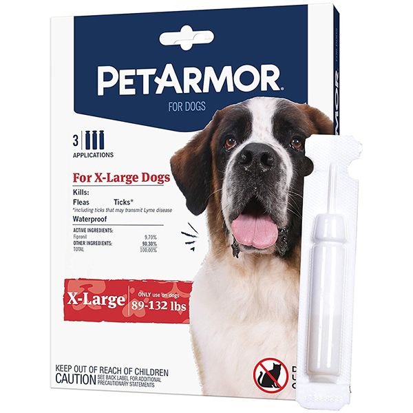 PetArmor X-Large ПЕТАРМОР краплі від бліх, кліщів, вошей для собак 40-60кг, 4.02мл , 3 шт. в пакунку , 4,02 мл, ціна за 1 піпетку 12888 фото