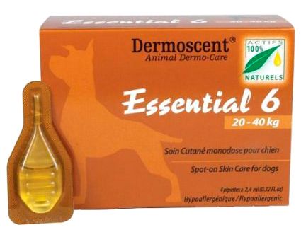 Dermoscent (Дермосент) Essential-6 spot-on д/соб 20-40кг - догляд за шкірою та шерстю (4піп.х2,4мл) 3760098110032 фото