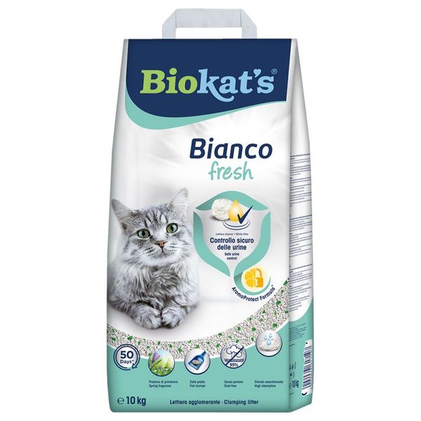 Наповнювач для котячого туалету Biokats Bianco Fresh, 10 кг 1111138101 фото