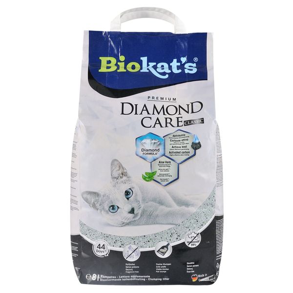 Наповнювач для котячого туалету Biokats Diamond Care Classic, 8 л 1111145220 фото