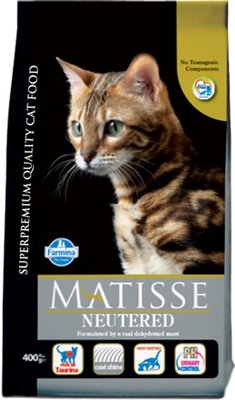 Сухий корм для стерилізованих кішок та кастрованих котів Farmina Matisse Neutered Chicken з куркою 1.5 кг 8010276032102 фото