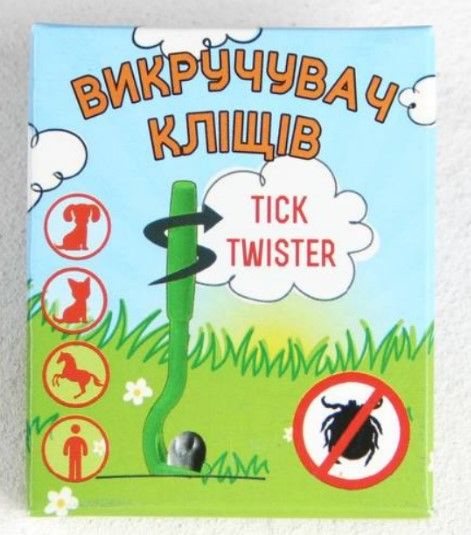 Tick Twister викручувач пінцет для видалення кліщів у тварин та людей 1 уп. 50737FAU фото