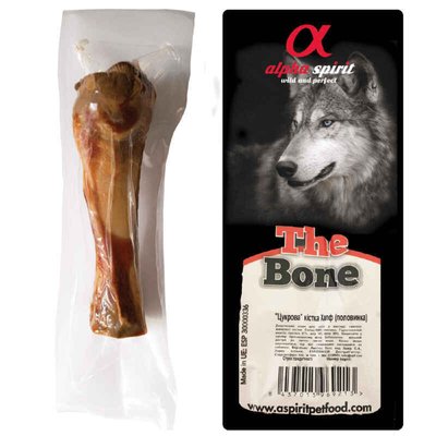 М'ясна цукрова кісточка для собак (Половинка) Alpha Spirit Ham Bone Half 12 см as90046 фото