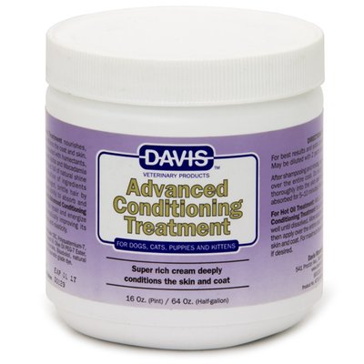 Davis Advanced Conditioning Treatment ДЕВІС ГЛИБОКИЙ ДОГЛЯД кондиціонер для собак і котів, з оліями макадамії, жожоба, оливкової , 0.454 л ACT16 фото